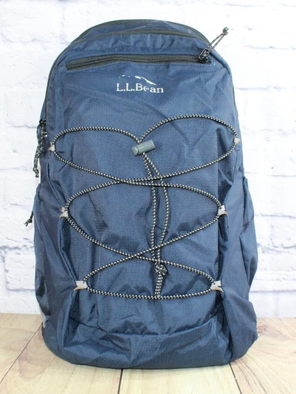 LL Bean Unisex Adult Comfort Carry Laptop School Hiking Backpack Navy Blue 30L